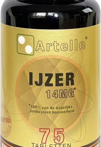 Artelle IJzer 14mg (75 Tabletten)