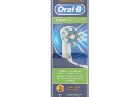 Oral-B CrossAction Vervangende Opzetborstels 2 stuks