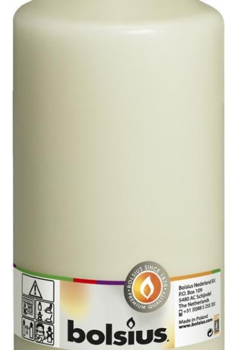 Bolsius Stompkaars 200/98 ivoor (1 Stuks)