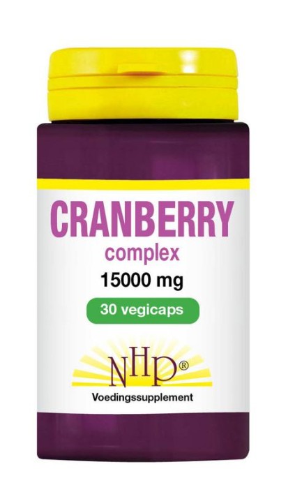 NHP Cranberry complex 15000mg (30 Vegetarische capsules)