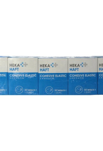 Hekahaft Cohesive windsel 4m x 6 cm (5 Stuks)