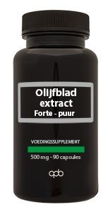 Apb Holland Olijfblad extract forte puur 500mg (90 Capsules)