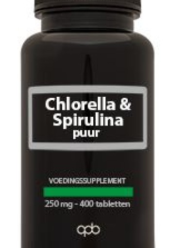 Apb Holland Chlorella & Spirulina extract puur 250mg (400 Tabletten)