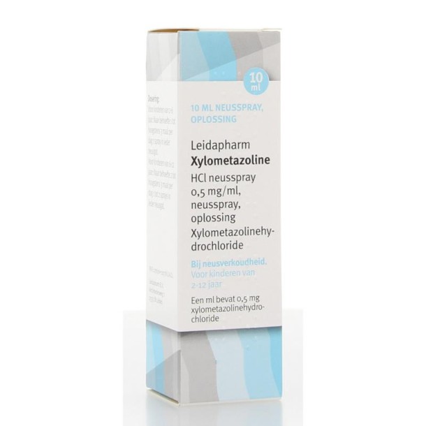 Leidapharm Xylometazoline HCl neusspray 0.5mg kind (10 Milliliter)