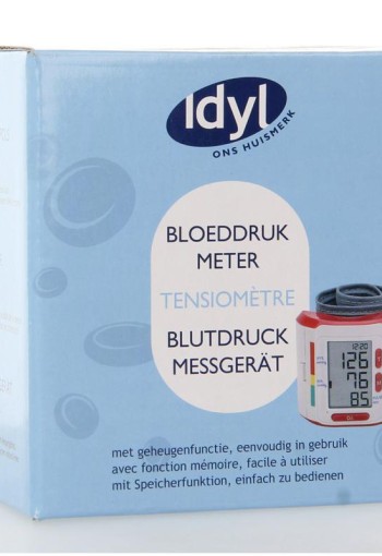 Idyl Bloeddrukmeter pols/tensiometre NL-FR-DE (1 Stuks)