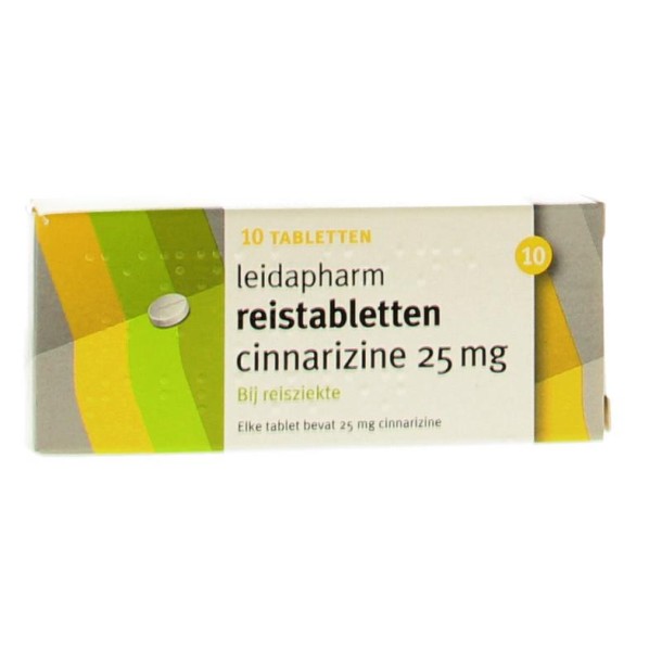 Leidapharm Cinnarazine 25mg (10 Tabletten)