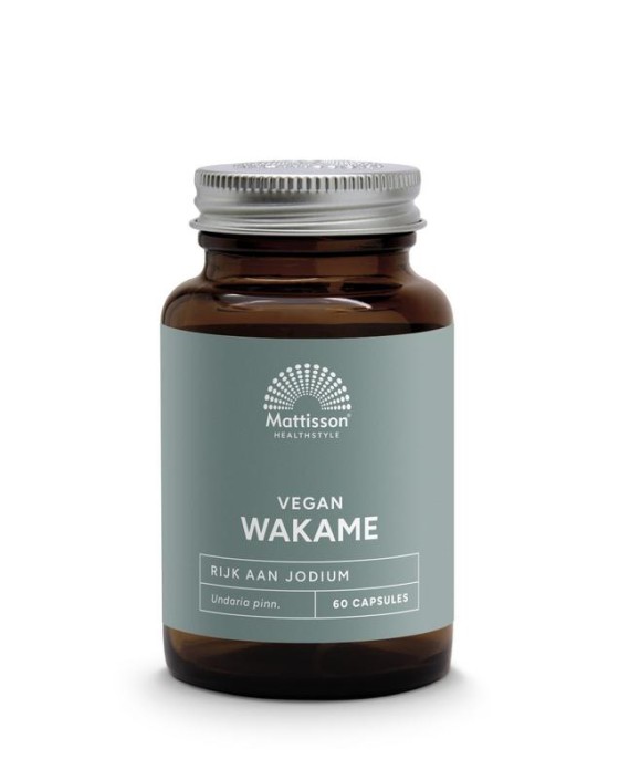 Mattisson Wakame 1000mg bevat jodium (60 Vegetarische capsules)