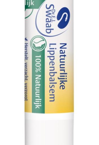 Dr Swaab Lippenbalsem 100% natuurlijk (4,8 Gram)