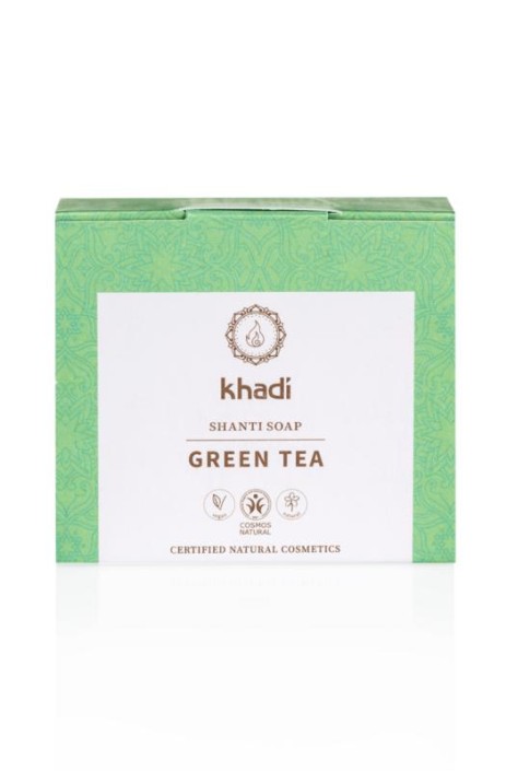 Khadi Groene thee zeep (100 Gram)