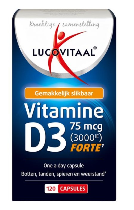 Lucovitaal Vitamine D3 75mcg (120 Capsules)