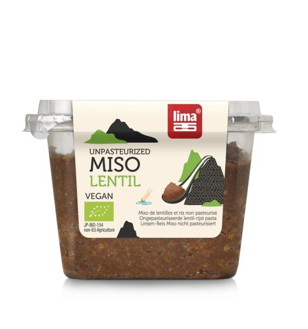 Lima Linzen miso ongepasteuriseerd bio (300 Gram)