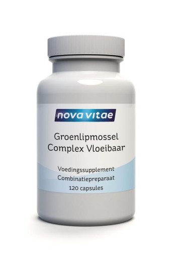 Nova Vitae Groenlipmossel complex vloeibaar (120 Capsules)