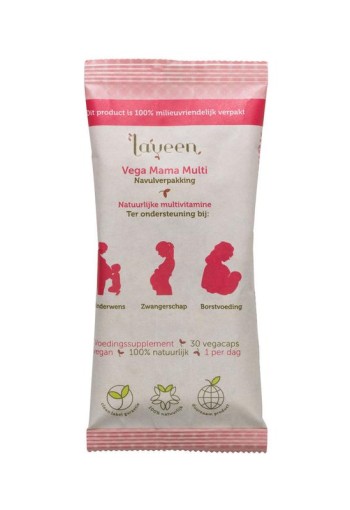 Laveen Mama multi vega navulverpakking (30 Vegetarische capsules)
