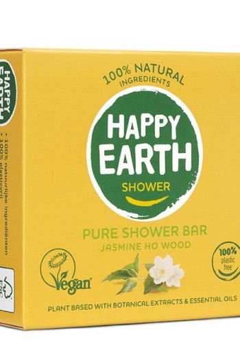 Happy Earth Showerbar jasmine ho wood (90 Gram)