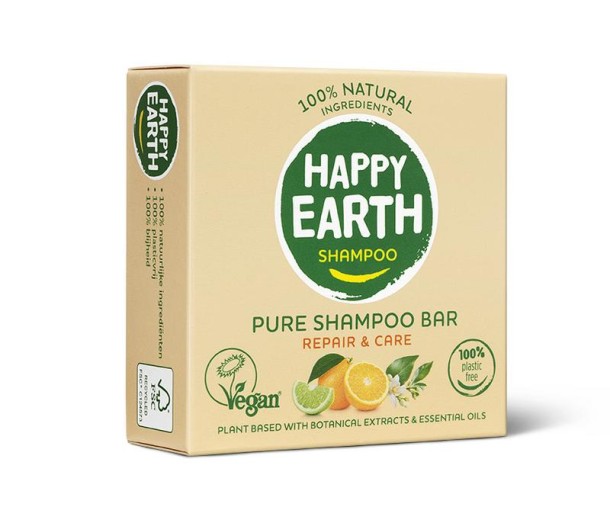 Happy Earth Shampoobar repair & care (70 Gram)