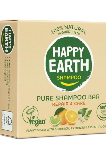 Happy Earth Shampoobar repair & care (70 Gram)