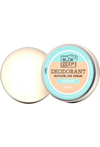 Blokzeep Deodorant creme neutraal (50 Milliliter)