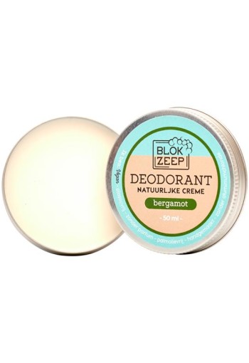 Blokzeep Deodorant creme bergamot (50 Milliliter)