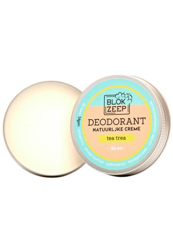 Blokzeep Deodorant creme tea tree (50 Milliliter)
