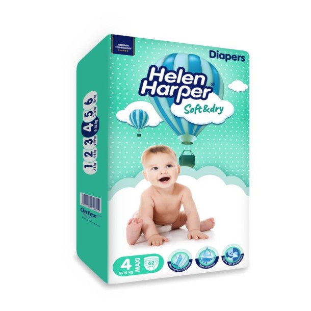 Helen Harper Babyluiers maxi (62 Stuks)