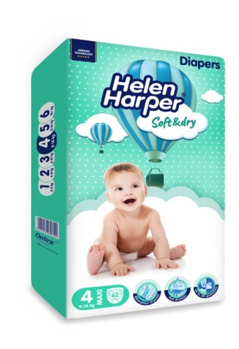 Helen Harper Babyluiers maxi (62 Stuks)