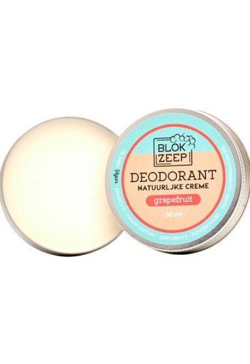 Blokzeep Deodorant creme grapefruit (50 Milliliter)