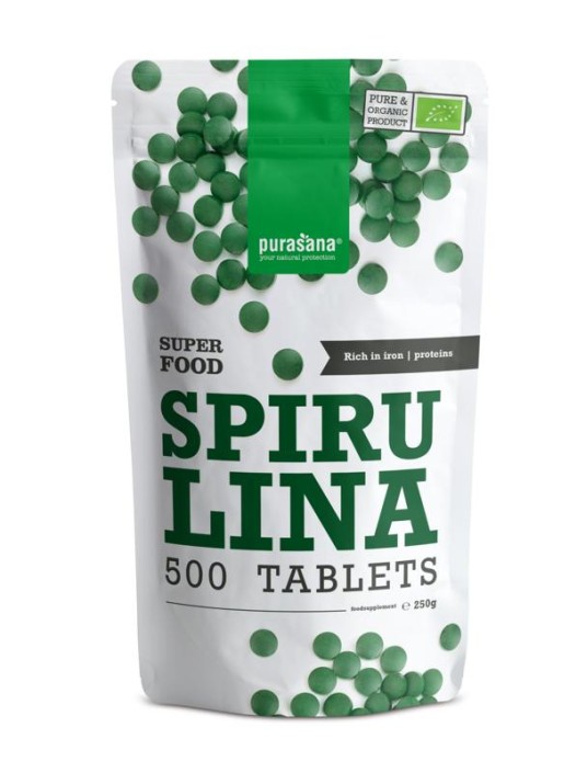 Purasana Spirulina 500mg bio (500 Tabletten)