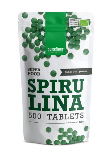 Purasana Spirulina 500mg bio (500 Tabletten)