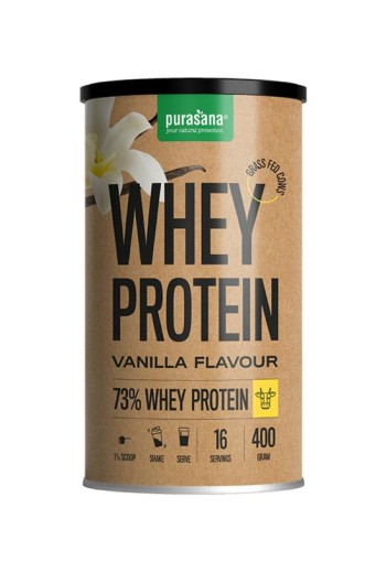 Purasana Whey proteine 73% vanille (400 Gram)