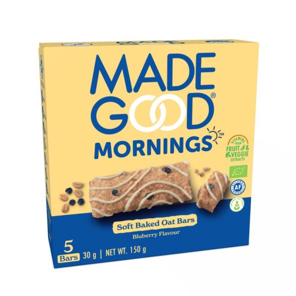 Madegood Morning bar blueberry bio (5 Stuks)