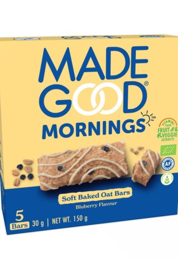 Madegood Morning bar blueberry bio (5 Stuks)