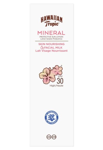 Hawaiian Tropic Mineral sunmilk face SPF30 (50 Milliliter)