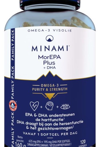 Minami MorEPA plus (120 Softgels)