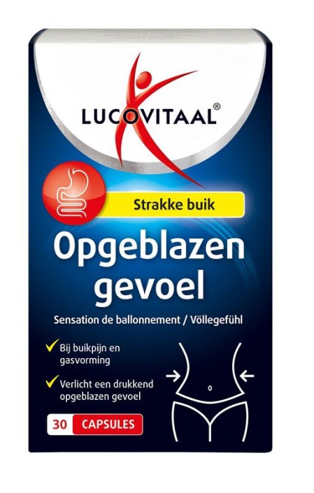 Lucovitaal Opgeblazen gevoel capsules (30 Capsules)
