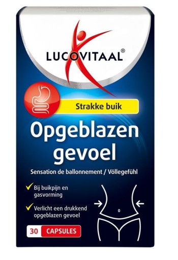 Lucovitaal Opgeblazen gevoel capsules (30 Capsules)