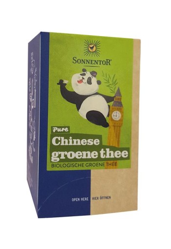 Sonnentor Chinese groene thee puur bio (18 Stuks)