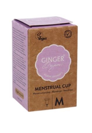 Ginger Organic Menstruatiecup TPE - maat M (1 Stuks)