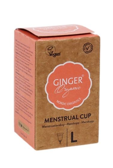 Ginger Organic Menstruatiecup TPE - maat L (1 Stuks)