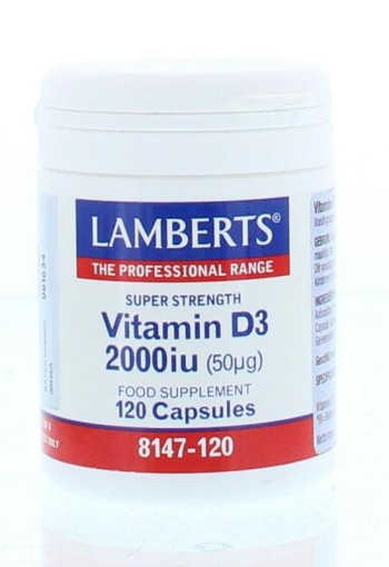 Lamberts Vitamine D3 2000IE (120 Capsules)