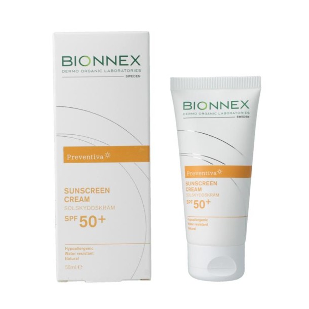 Bionnex Preventiva sunscreen SPF50+ cream (50 Milliliter)