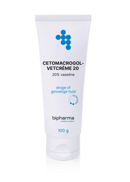 Bipharma Cetomacrogol-vetcreme 20 losse tube (100 Gram)