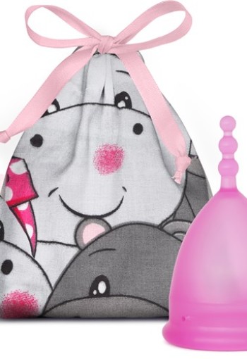 Ladycup Menstruatiecup pinky hippo maat L (1 Stuks)