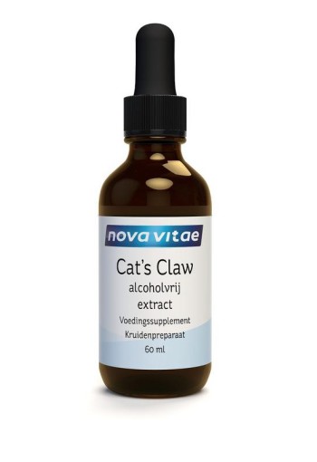 Nova Vitae Cat's claw extract alcoholvrij (60 Milliliter)
