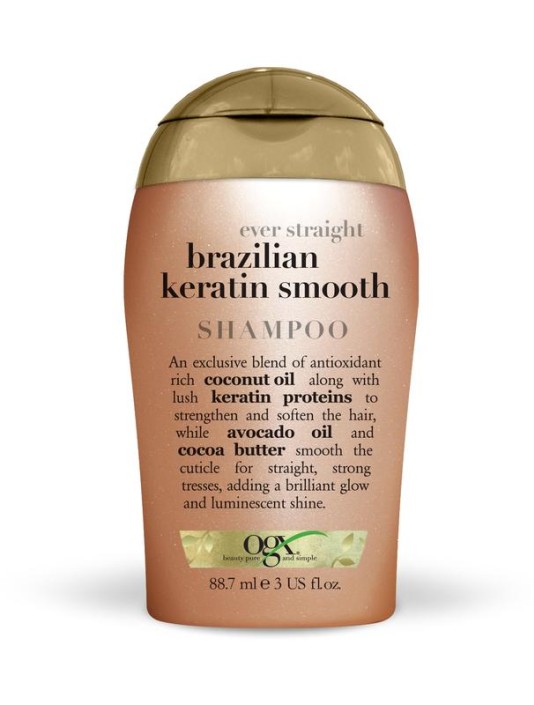 OGX Travelsize brazilian keratin smooth shampoo (88,7 Milliliter)