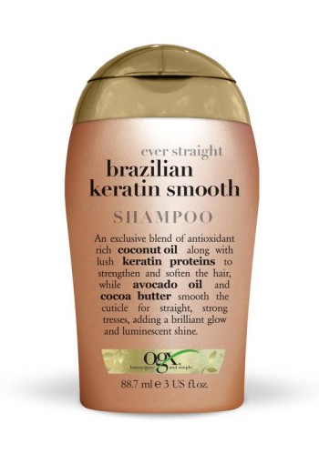 OGX Travelsize brazilian keratin smooth shampoo (88,7 Milliliter)