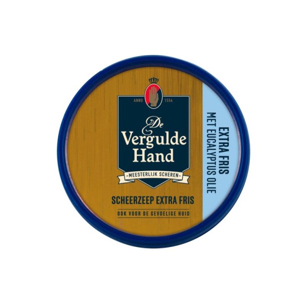 Vergulde Hand Scheerzeep extra fresh (75 Gram)