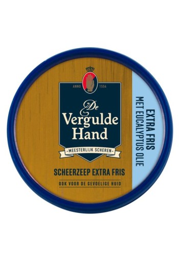 Vergulde Hand Scheerzeep extra fresh (75 Gram)