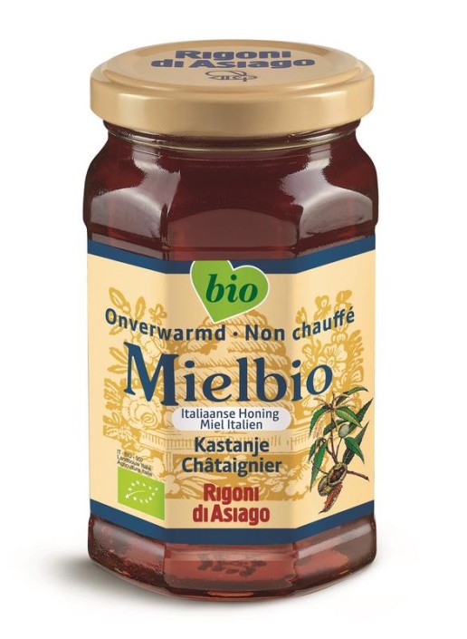 Rigoni Di Asiago Kastanje honing vloeibaar bio (300 Gram)