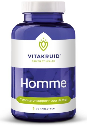 Vitakruid Homme oa Ashwagandha Fenegriek Shilajit Damiana (90 Tabletten)