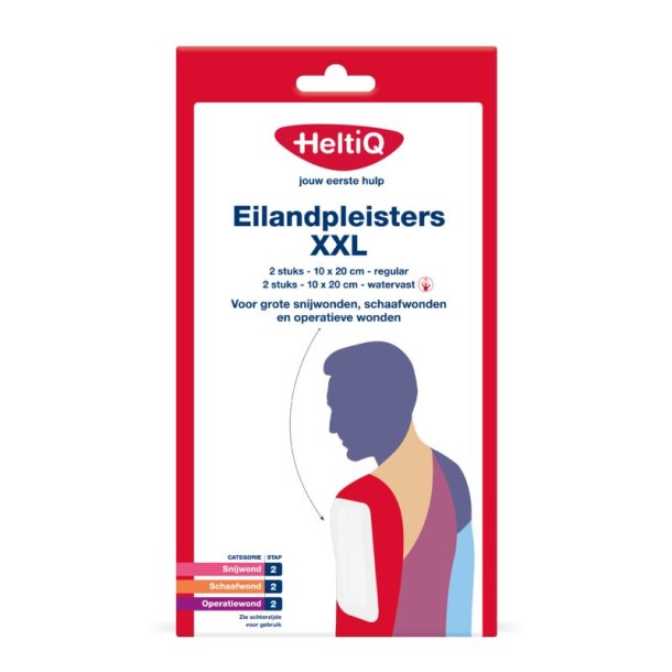 Heltiq Eilandpleisters XXL (4 Stuks)